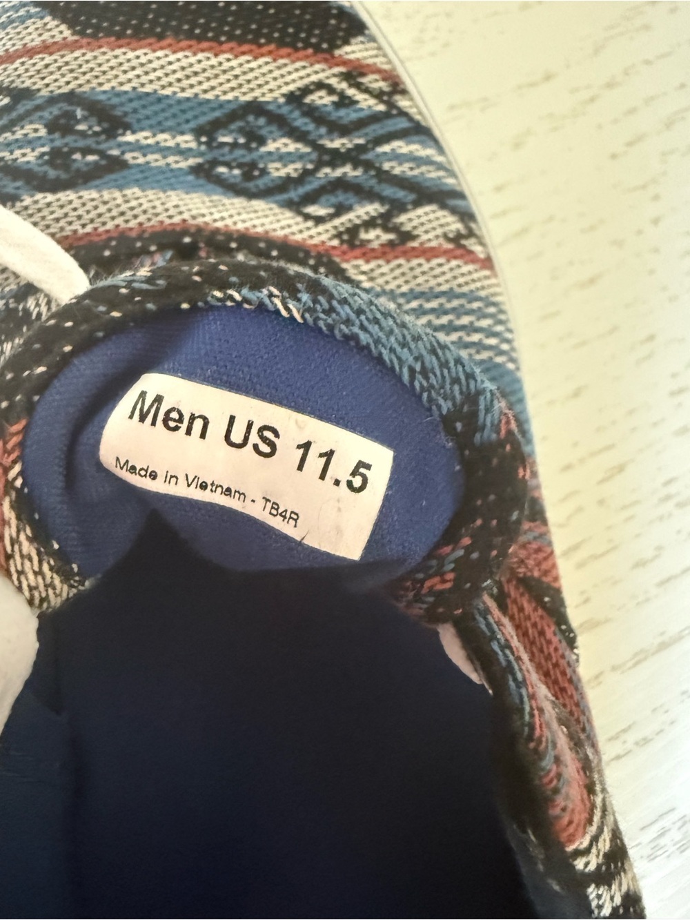 Vans Era Inca Blue Black Sneakers 2013 release size 11.5 men’s - Picture 7 of 8